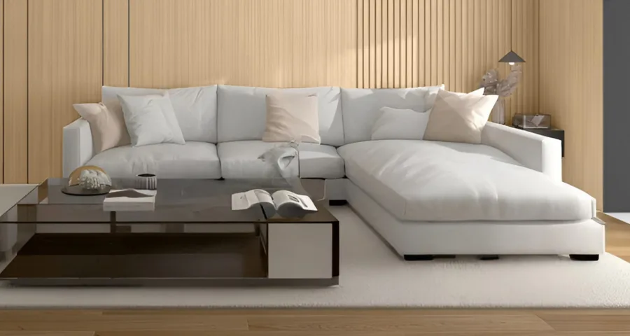 Detalle de Living con Decopanel